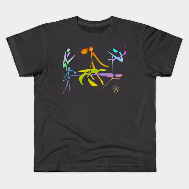 Olympic - sports Kids T-Shirt by TamPTran